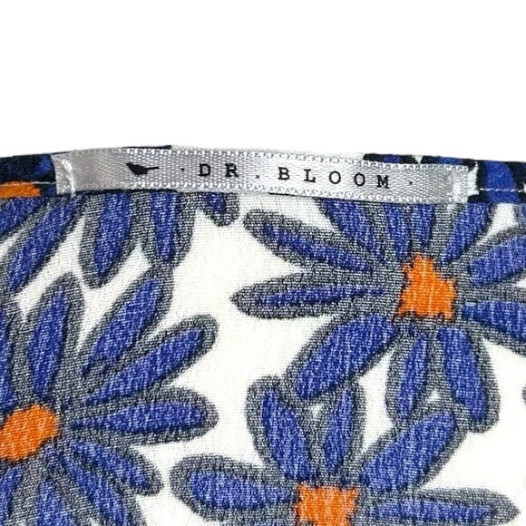 Dr. Bloom‎ Boutique Blue Daisy Floral Flowy Shift Sundress Dress Small / Medium - Picture 5 of 7
